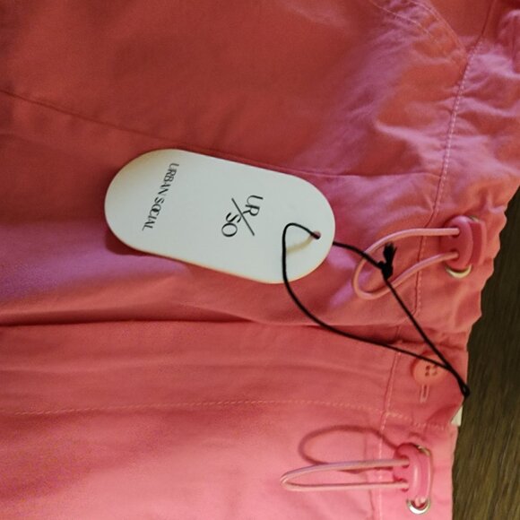 Urban Social Drawcord Miniskirt NWT Pink XS - Picture 8 of 9
